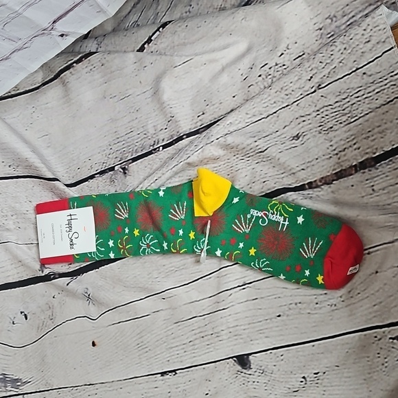 Happy Socks Cotton Socks Size Men's 8-12 NWT - Picture 1 of 3